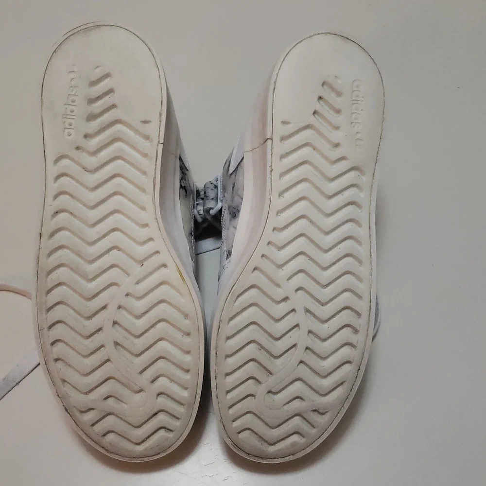adidas Women's White Marble Platform Sneakers